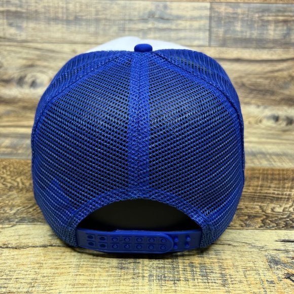 Golden State Warriors The City Mens Trucker Hat Blue Snapback 1969 Vintage Logo - Picture 5 of 8